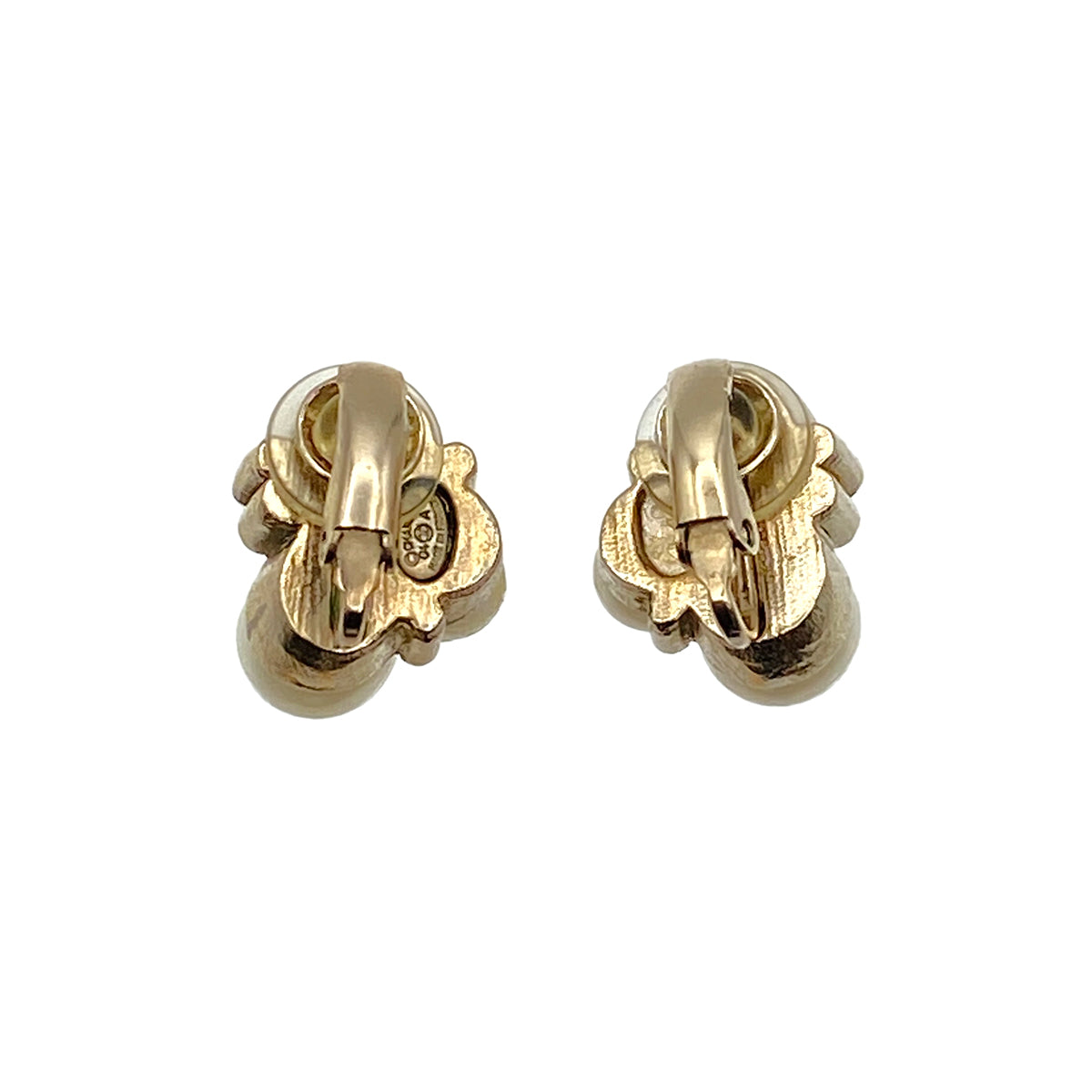 CHANEL EARRINGS FAUX PEARL COCOMARK ACCESSORY 04A 90269661