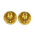 CHANEL VINTAGE EARRINGS ROUND COCOMARK GOLD ACCESSORY 96A 90269663 - PURPOSE