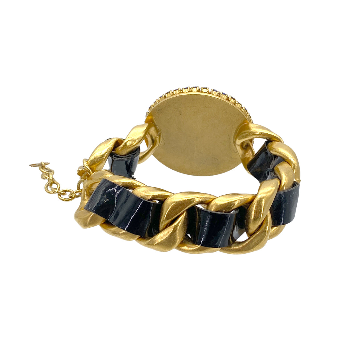 CHANEL VINTAGE BRACELET COCOMARK LINESTONE ACCESSORY 95P 90269680