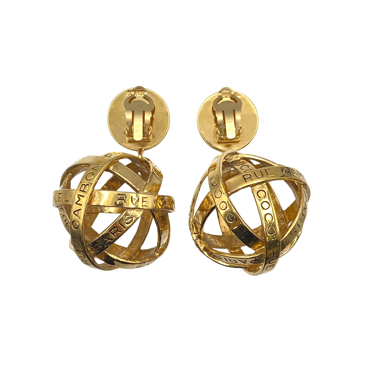 CHANEL VINTAGE EARRINGS CAMBON ACCESSORY 90269682