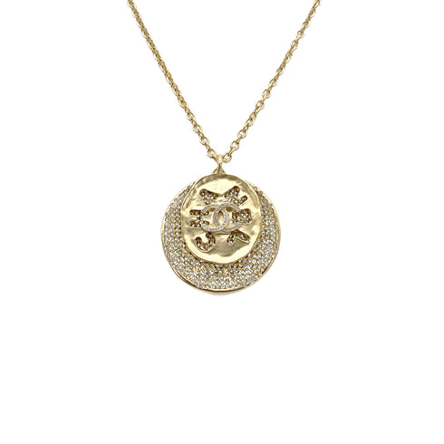 CHANEL LONG NECKLACE COCOMARK RHINESTONE ACCESSORY F21K 90269685 - PURPOSE