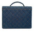 CHANEL VINTAGE MATELASSE BUSINESS BAG BLUE DENIM 90269838 - PURPOSE