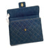CHANEL VINTAGE MATELASSE BUSINESS BAG BLUE DENIM 90269838 - PURPOSE