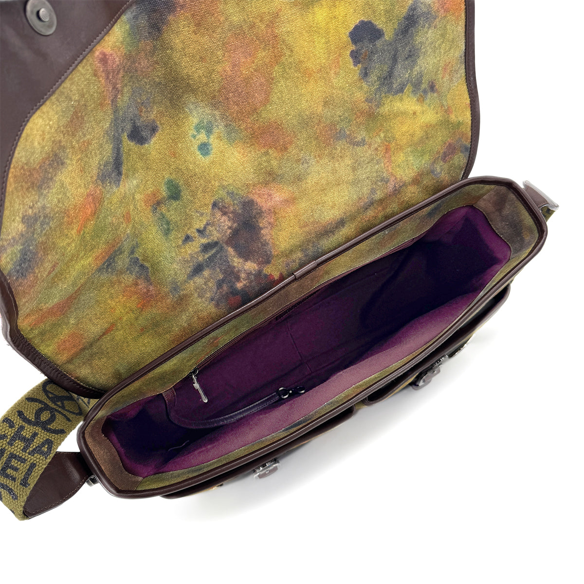 CHANEL EMBROIDERY GRAFFITI SHOULDER MESSENGER BAG CANVAS 90269840