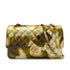 CHANEL CLASSIC DOUBLE FLAP MEDIUM CHAIN SHOULDER BAG METALLIC GOLD 90269841 - PURPOSE