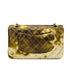 CHANEL CLASSIC DOUBLE FLAP MEDIUM CHAIN SHOULDER BAG METALLIC GOLD 90269841 - PURPOSE