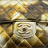 CHANEL CLASSIC DOUBLE FLAP MEDIUM CHAIN SHOULDER BAG METALLIC GOLD 90269841 - PURPOSE