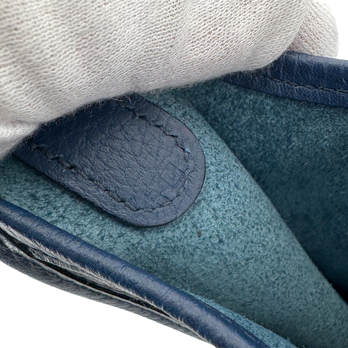 HERMES EVELYNE PM BLEU ROYAL ARDENNES SHOULDER BAG □C 90269846