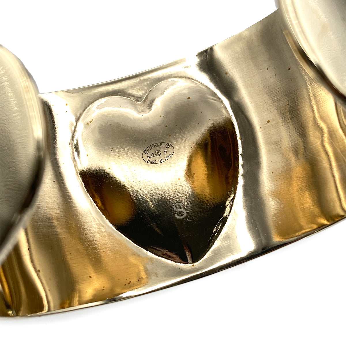 CHANEL BANGLE HEART TURN LOCK COCOMARK ACCESSORY S B22B 90269852