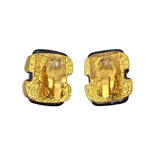 CHANEL VINTAGE EARRINGS COCOMARK COLOR STONE ACCESSORY 94P 90269864 - PURPOSE