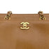 CHANEL VINTAGE CHAIN TOTE BAG BROWN CAVIAR SKIN 90269870 - PURPOSE