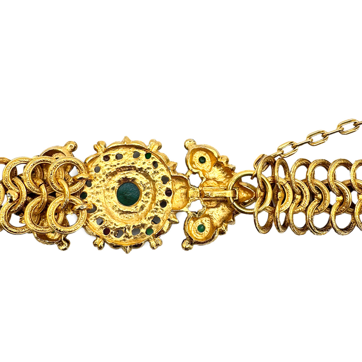 CHANEL VINTAGE CHAIN BELT GRIPOIX ACCESSORY 90269889
