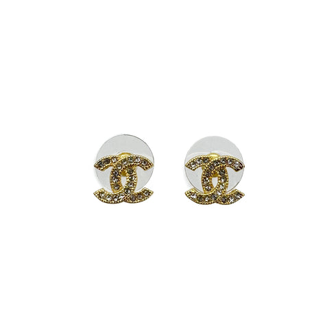 CHANEL EARRINGS COCOMARK RHINESTONE ACCESSORY B21P 90269897