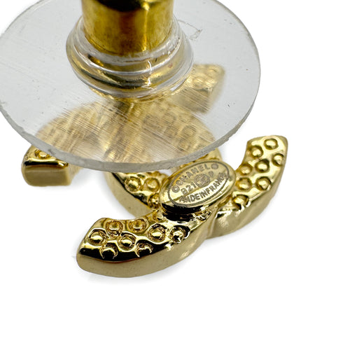 CHANEL EARRINGS COCOMARK RHINESTONE ACCESSORY B21P 90269897