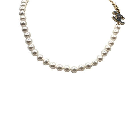 CHANEL NECKLACE COCOMARK FAKEPEARL ACCESSORY B24P 90269906 - PURPOSE