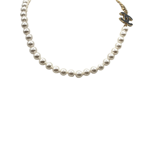 CHANEL NECKLACE COCOMARK FAKEPEARL ACCESSORY B24P 90269906 - PURPOSE