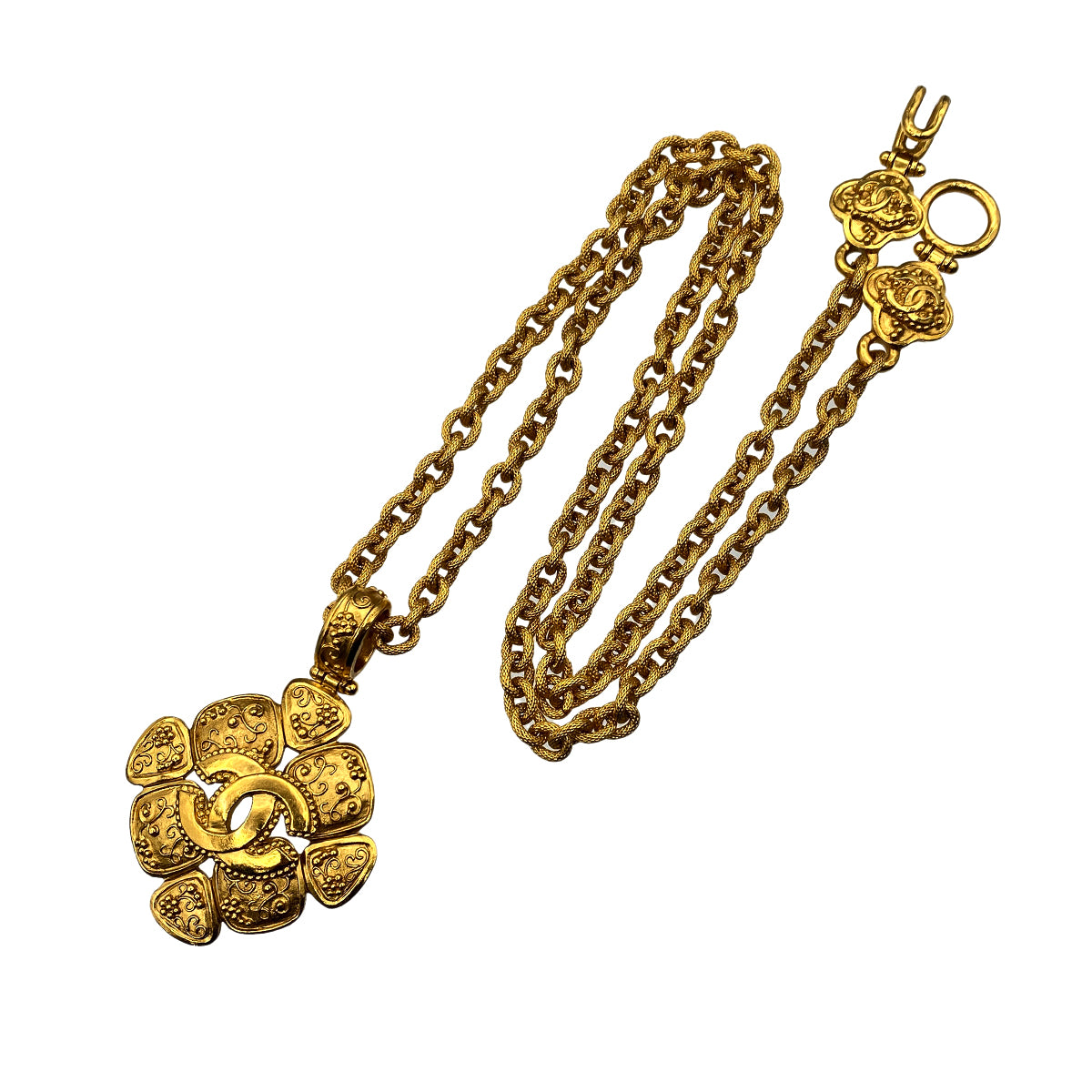 CHANEL VINTAGE NECKLACE COCOMARK ACCESSORY 96A 90269908
