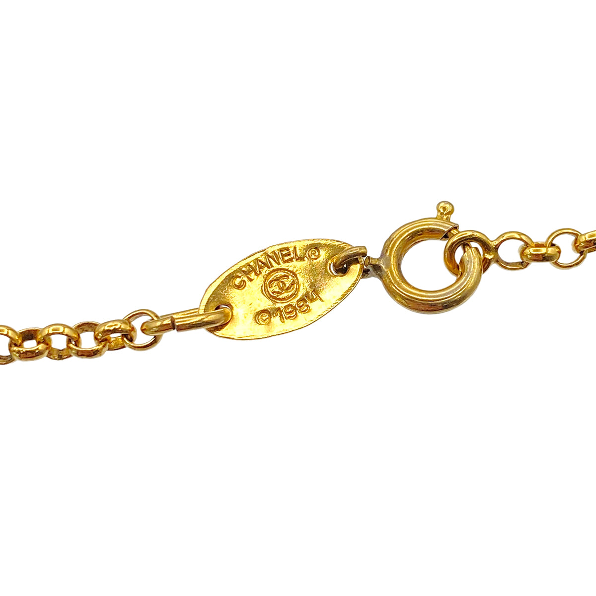 CHANEL VINTAGE NECKLACE COLOR STONE ACCESSORY 90269913