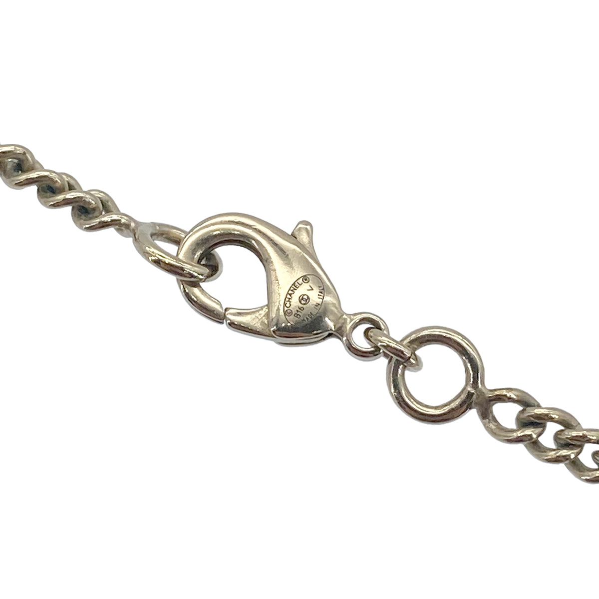 CHANEL NECKLACE COCOMARK RHINESTONE FAUX PEARL ACCESSORY B16 90269915