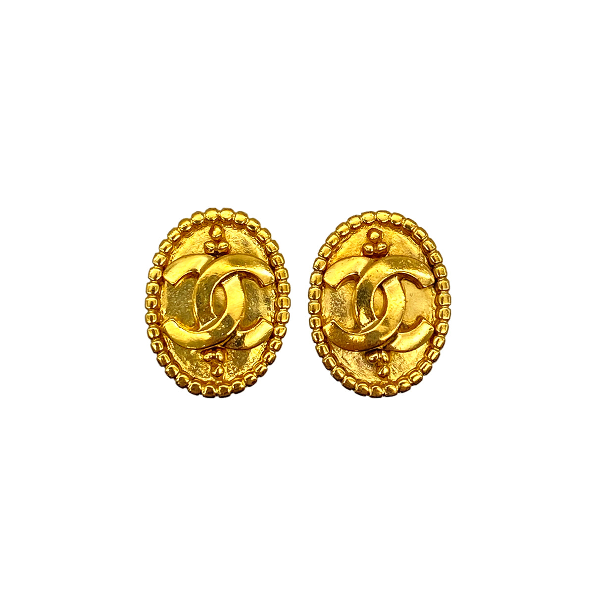 CHANEL VINTAGE EARRINGS COCOMARK ACCESSORY 96A 90269935