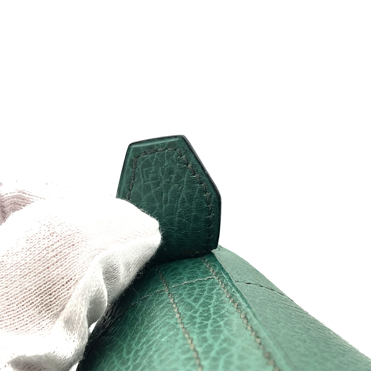 HERMES BOLIDE 35 VERT ANGLAIS  ARDENNES HAND SHOULDER BAG □ 90263218