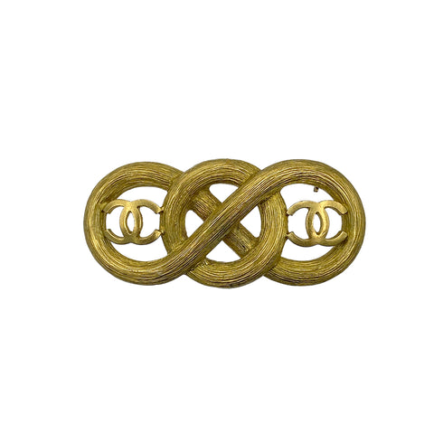 CHANEL VINTAGE COCOMARK BROOCH GOLD ACCESSORY 93C 90270329 - PURPOSE