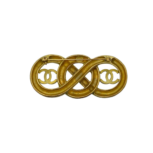 CHANEL VINTAGE COCOMARK BROOCH GOLD ACCESSORY 93C 90270329 - PURPOSE