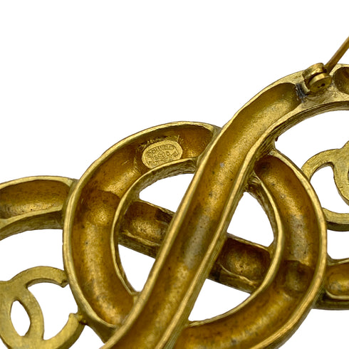 CHANEL VINTAGE COCOMARK BROOCH GOLD ACCESSORY 93C 90270329 - PURPOSE