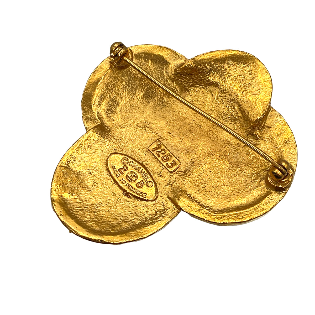 CHANEL VINTAGE COCOMARK BROOCH GOLD ACCESSORY 28 90270331