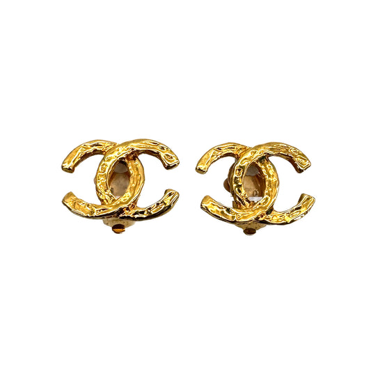 CHANEL VINTAGE EARRINGS COCOMARK ACCESSORY 93P 90270333
