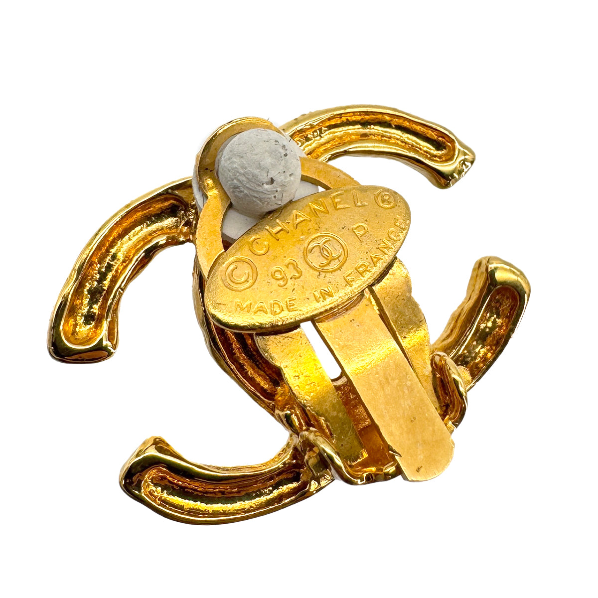 CHANEL VINTAGE EARRINGS COCOMARK ACCESSORY 93P 90270333