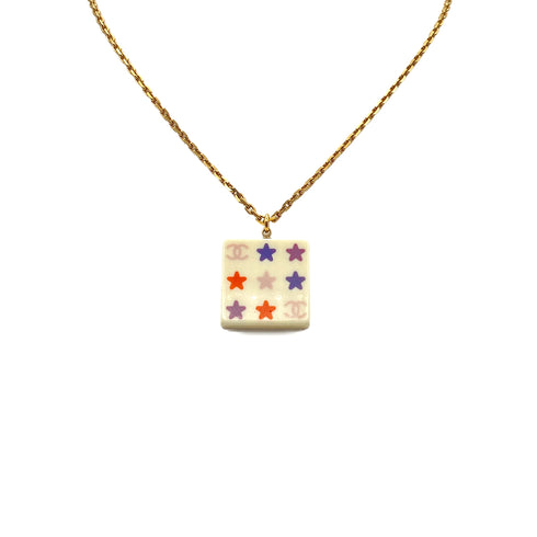 CHANEL NECKLACE SQUARE STAR COCOMARK ACCESSORY 03A 90270335 - PURPOSE
