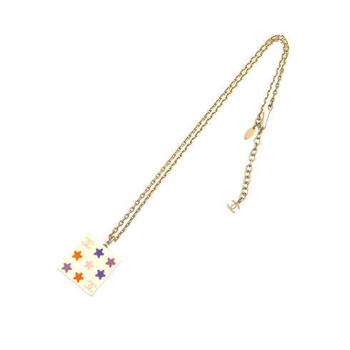 CHANEL NECKLACE SQUARE STAR COCOMARK ACCESSORY 03A 90270335 - PURPOSE
