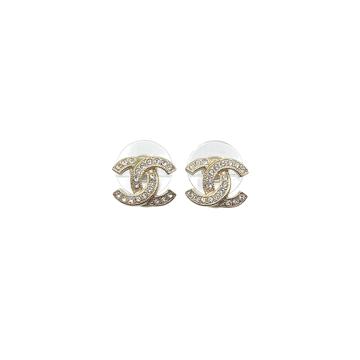 CHANEL EARRINGS COCOMARK RHINESTONE ACCESSORY F19V 90270342