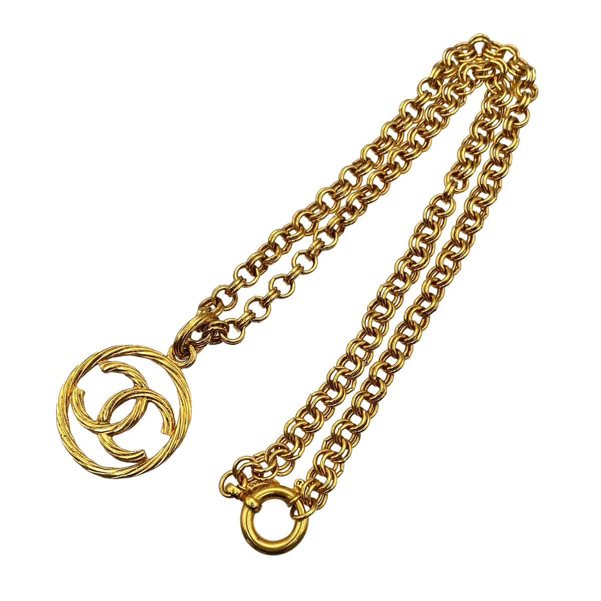 CHANEL VINTAGE NECKLACE COCOMARK ACCESSORY 93P 90270360