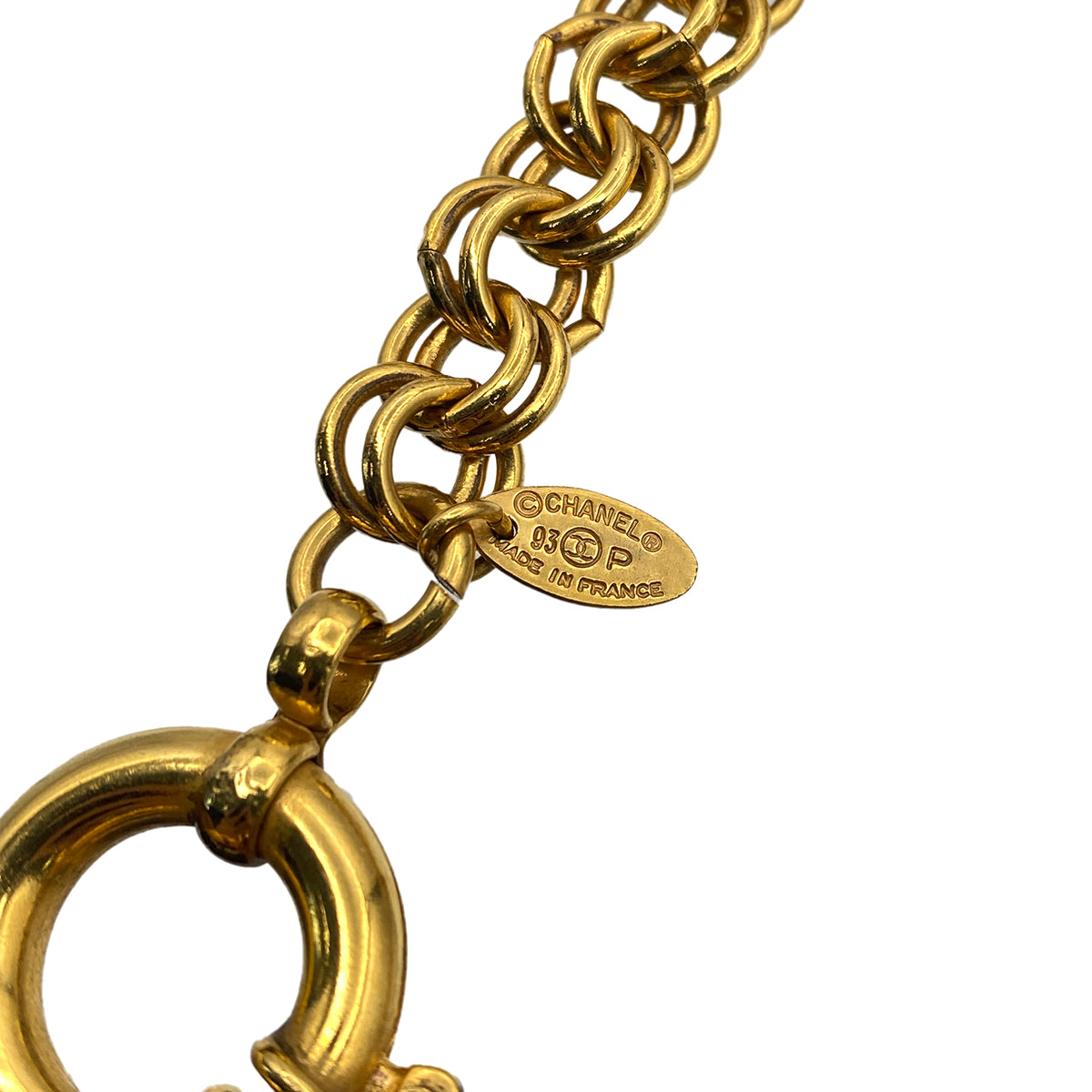 CHANEL VINTAGE NECKLACE COCOMARK ACCESSORY 93P 90270360