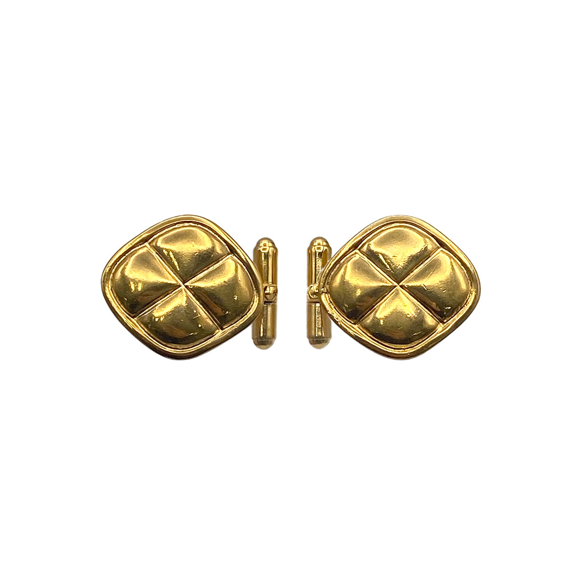 CHANEL VINTAGE CUFFLINKS GOLD ACCESSORY 90270375