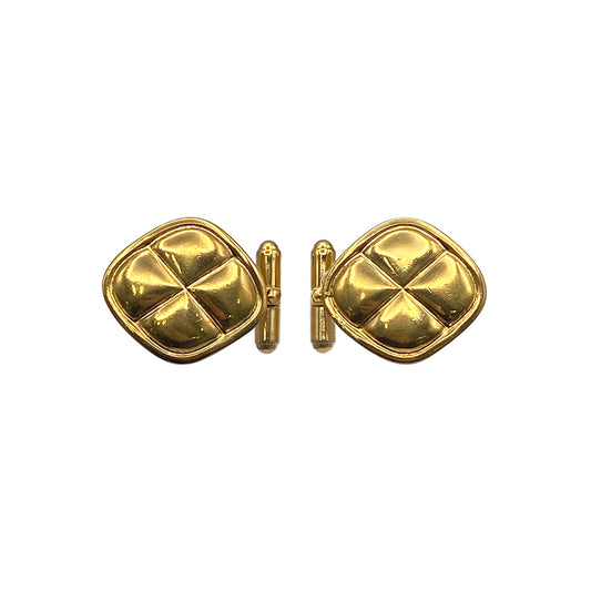 CHANEL VINTAGE CUFFLINKS GOLD ACCESSORY 90270375