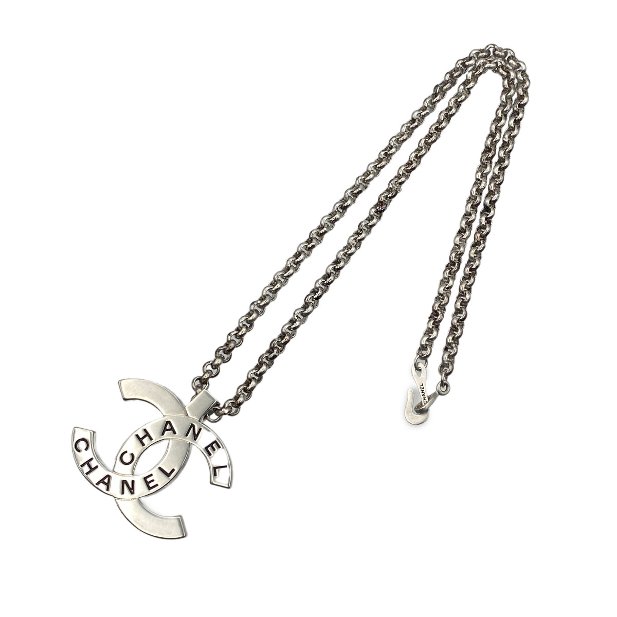 CHANEL VINTAGE NECKLACE BIG COCOMARK LOGO ACCESSORY 98P 90270382