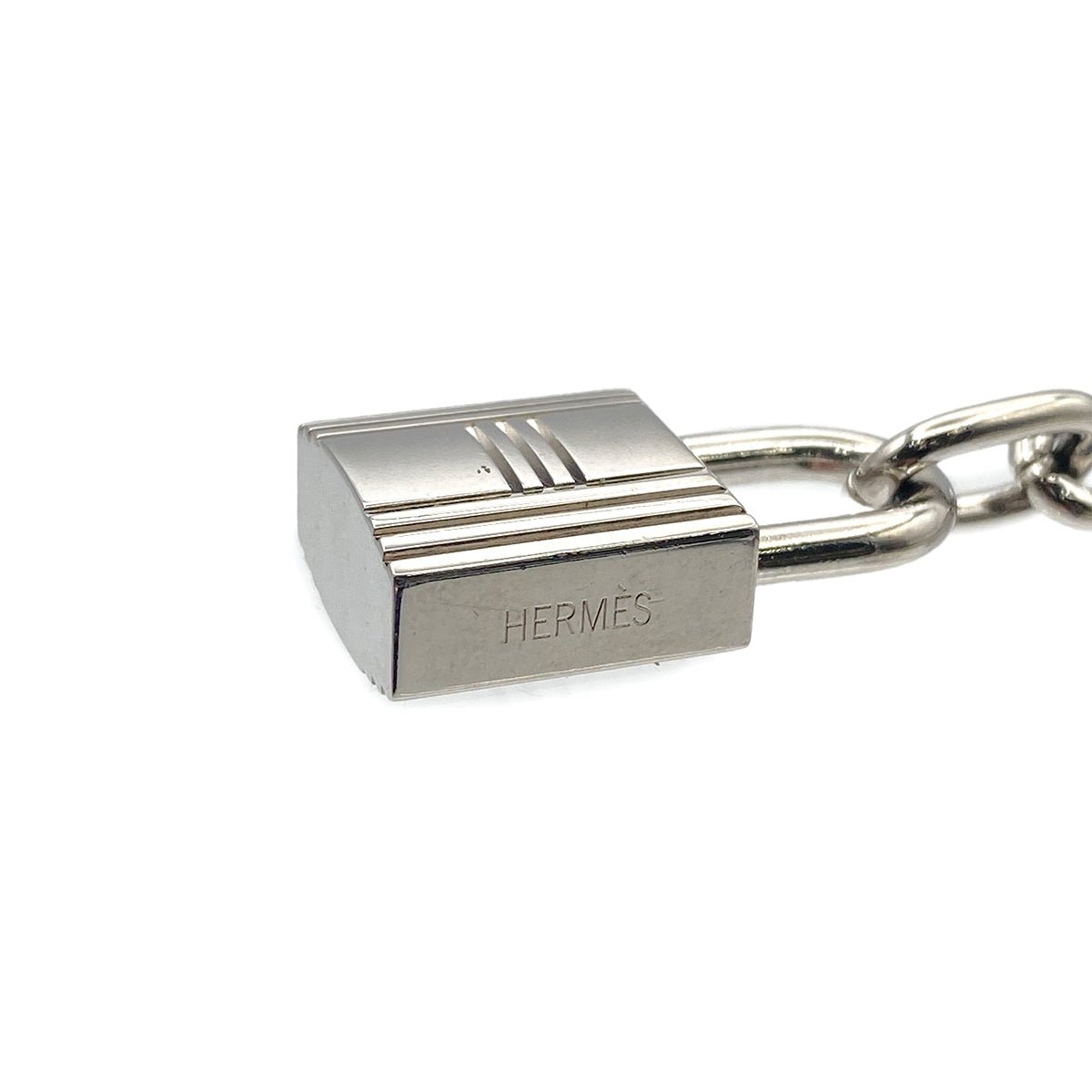 HERMES BAG CHARM BRELOQUE AMULET 4 ACCESSORY SILVER 90270393