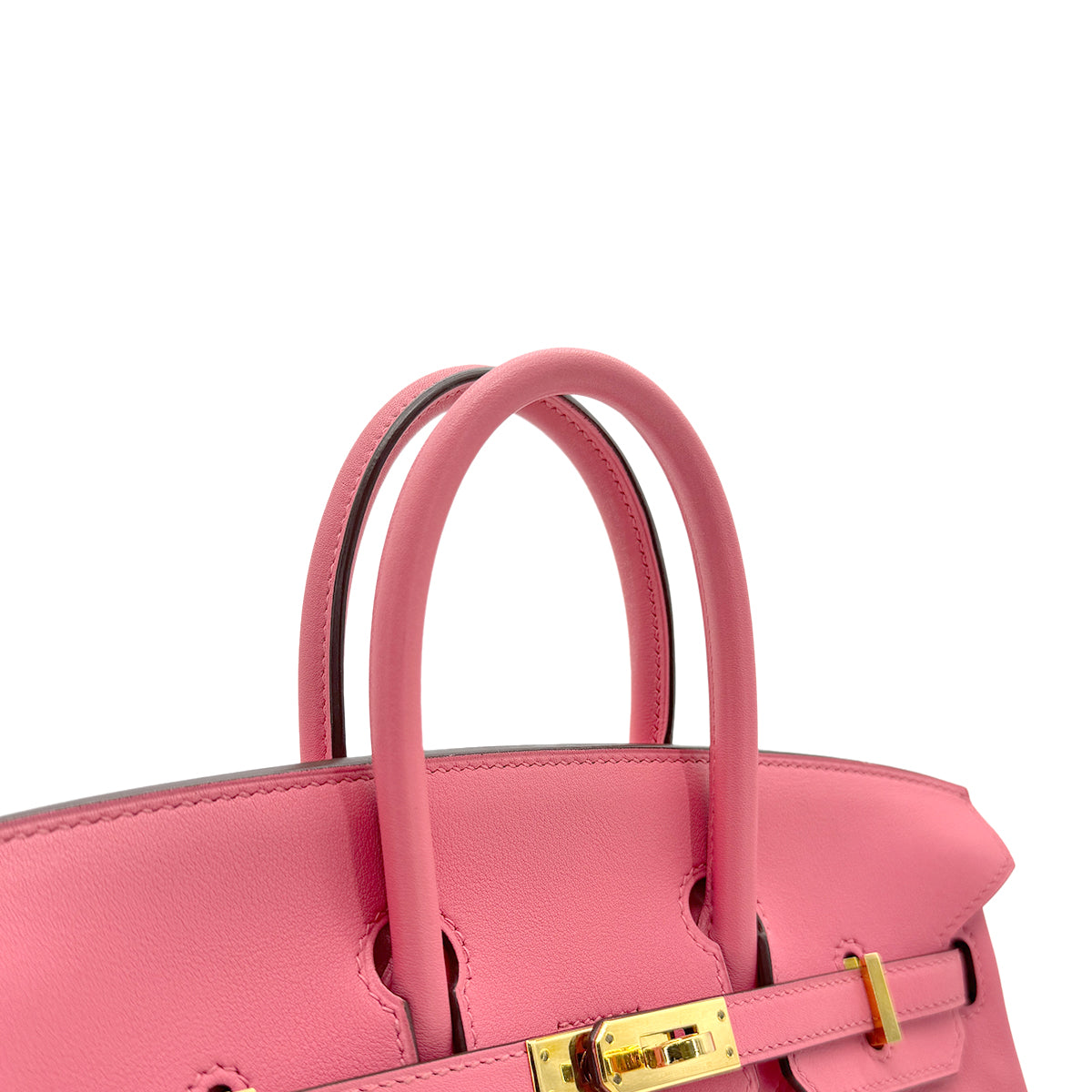 HERMES BIRKIN 25 ROSE AZALEE SWIFT HAND BAG A GHW 90270713