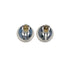 CHANEL VINTAGE EARRINGS ROUND COCOMARK BLACK WHITE ACCESSORY 96P 90270764 - PURPOSE