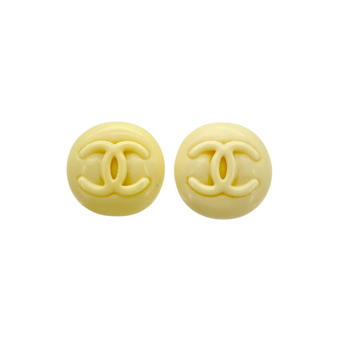 CHANEL VINTAGE EARRINGS COCOMARK PLASTIC ACCESSORY 96C 90270772 - PURPOSE