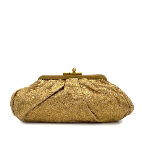 CHANEL VINTAGE CLUTCH BAG GOLD LEATHER 90270784 - PURPOSE
