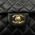 CHANEL VINTAGE CLASSIC FLAP MEDIUM CHAIN SHOULDER BAG BLACK LAMB SKIN 90270796 - PURPOSE