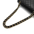 CHANEL VINTAGE CLASSIC FLAP MEDIUM CHAIN SHOULDER BAG BLACK LAMB SKIN 90270796 - PURPOSE