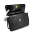 CHANEL VINTAGE MATELASSE 2WAY CHAIN SHOULDER BAG BLACK LAMB SKIN 90270799 - PURPOSE