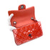 CHANEL MINI MATELASSE CHAIN SHOULDER BAG RED VELOR 90270802 - PURPOSE