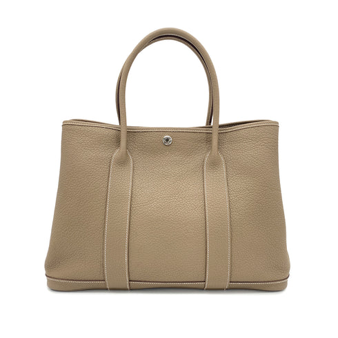 HERMES GARDEN PARTY PM ETOUPE VEAU NEGONDA TOTE BAG □K 90270803 - PURPOSE