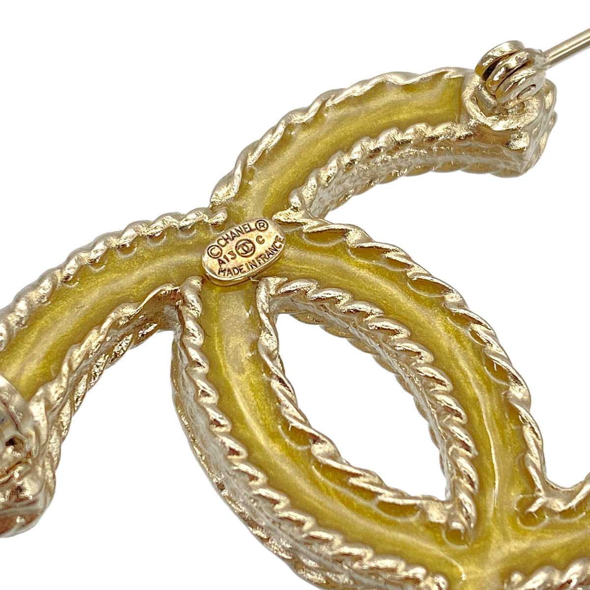 CHANEL BROACH RHINESTONE COCOMARK ACCESSORY A13C 90270813